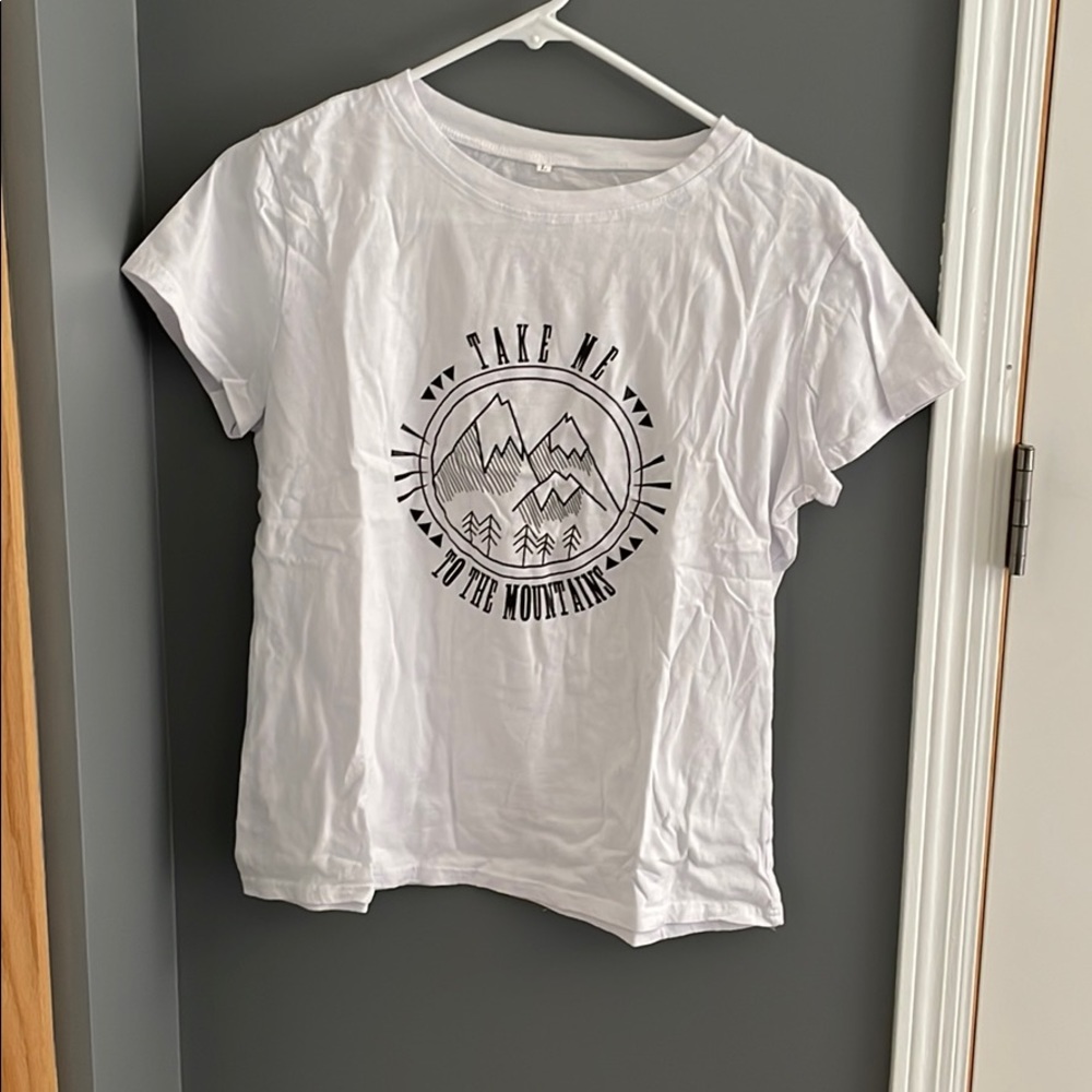 Cute white tee